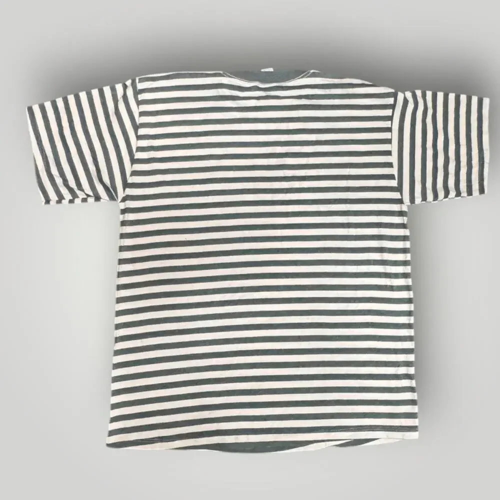 Vintage 1990s Lee Striped T-shirt Green Bay Packers Top NEW - Picture 2 of 6